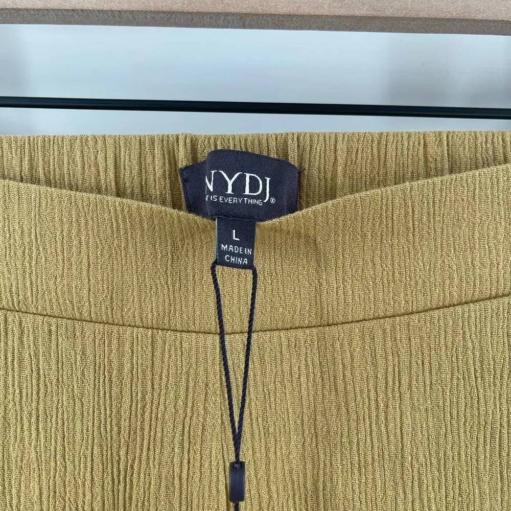 NYDJ NOT YOUR DAUGHTER'S JEANS Pants Size Large NWT Pull On Straight Leg Gauze - Image 5