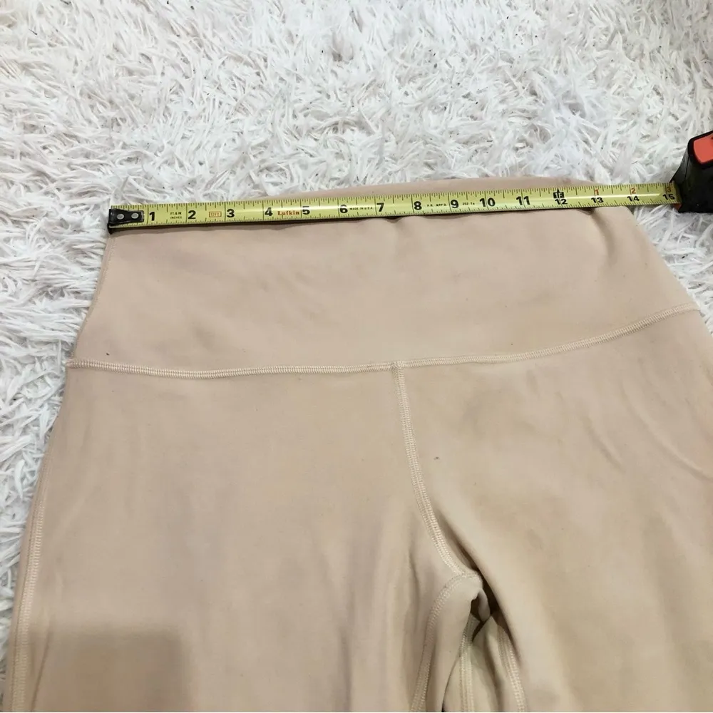 Lululemon ALIGN High Rise CROP‎ 17” PROSECCO Tan Size 10 - Image 9