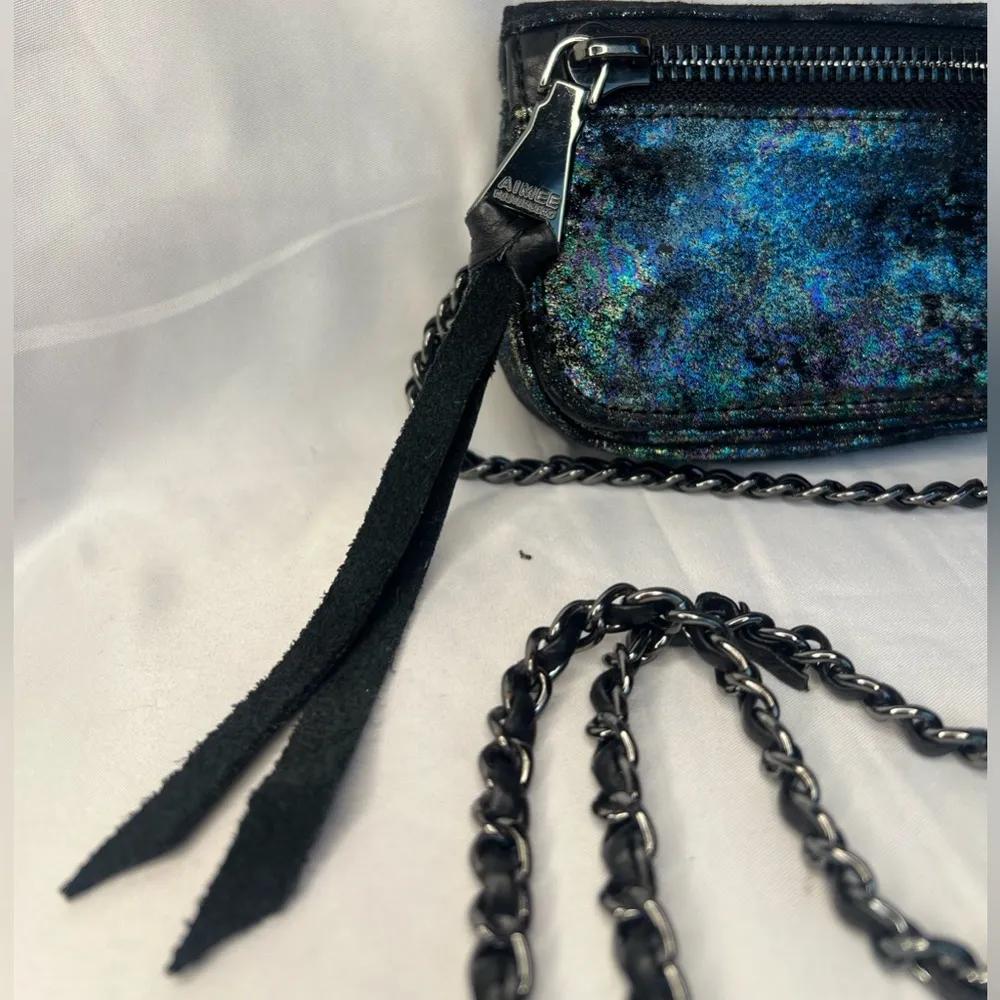 Aimee Kestenberg Down Under Mini Crossbody Iridescent Black - Image 5