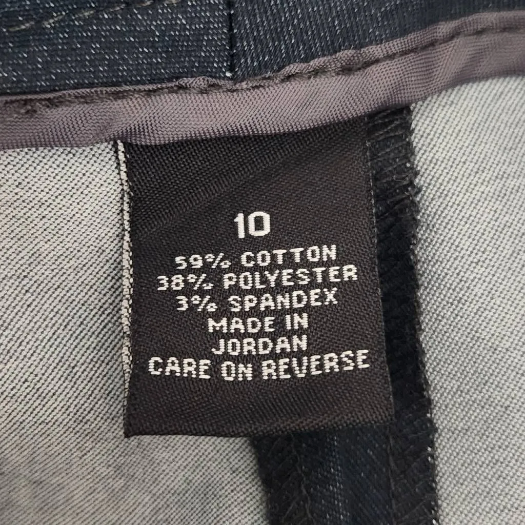 Pantology Midnight Trousers NWT Size 10 Pantology Straight Leg Dress Pants Black - Image 6