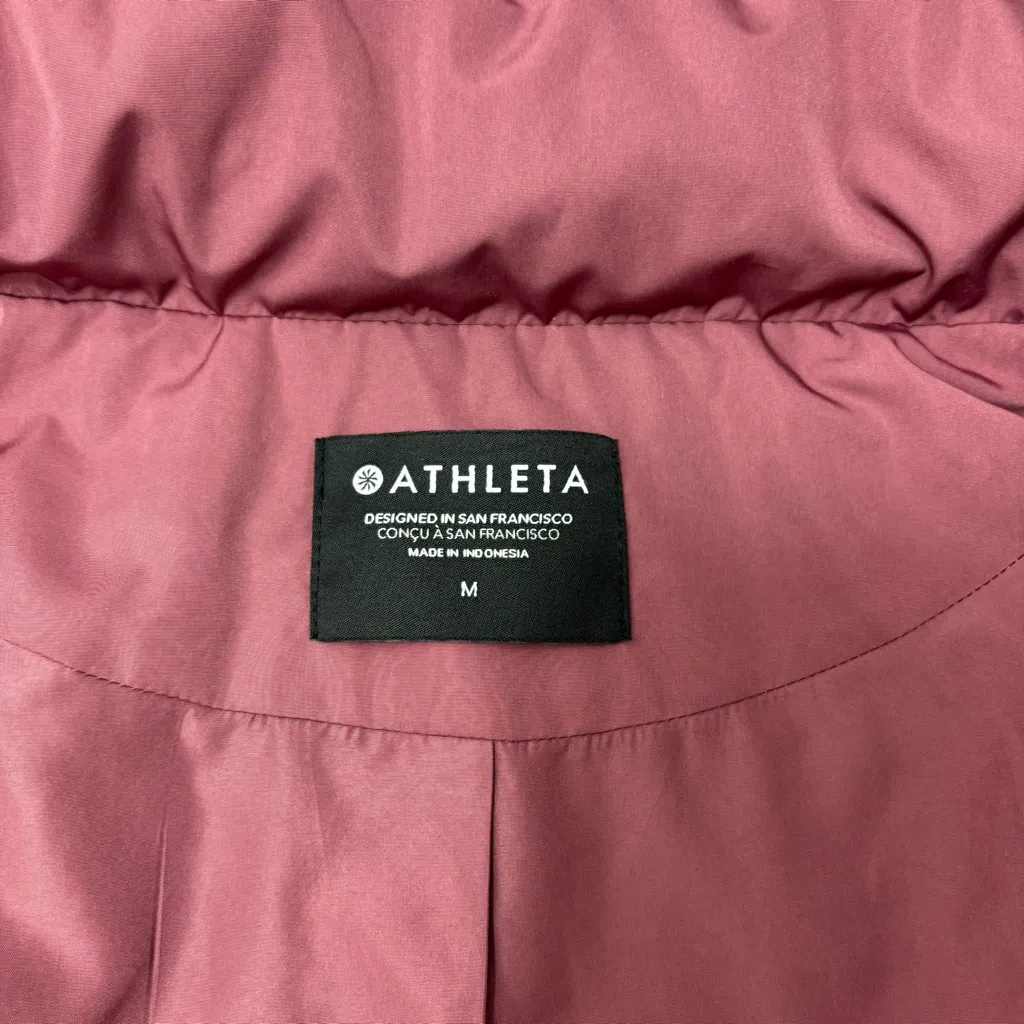 Athleta Women's Mauve Point Reyes Bomber II Jacket Size M - Image 9