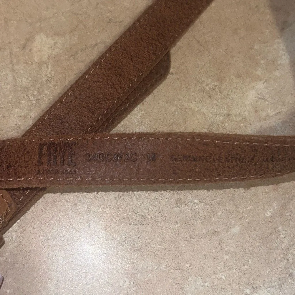 ✨Frye Tan Leather Fanny Pack Waist Sz Medium Belt✨ - Image 7