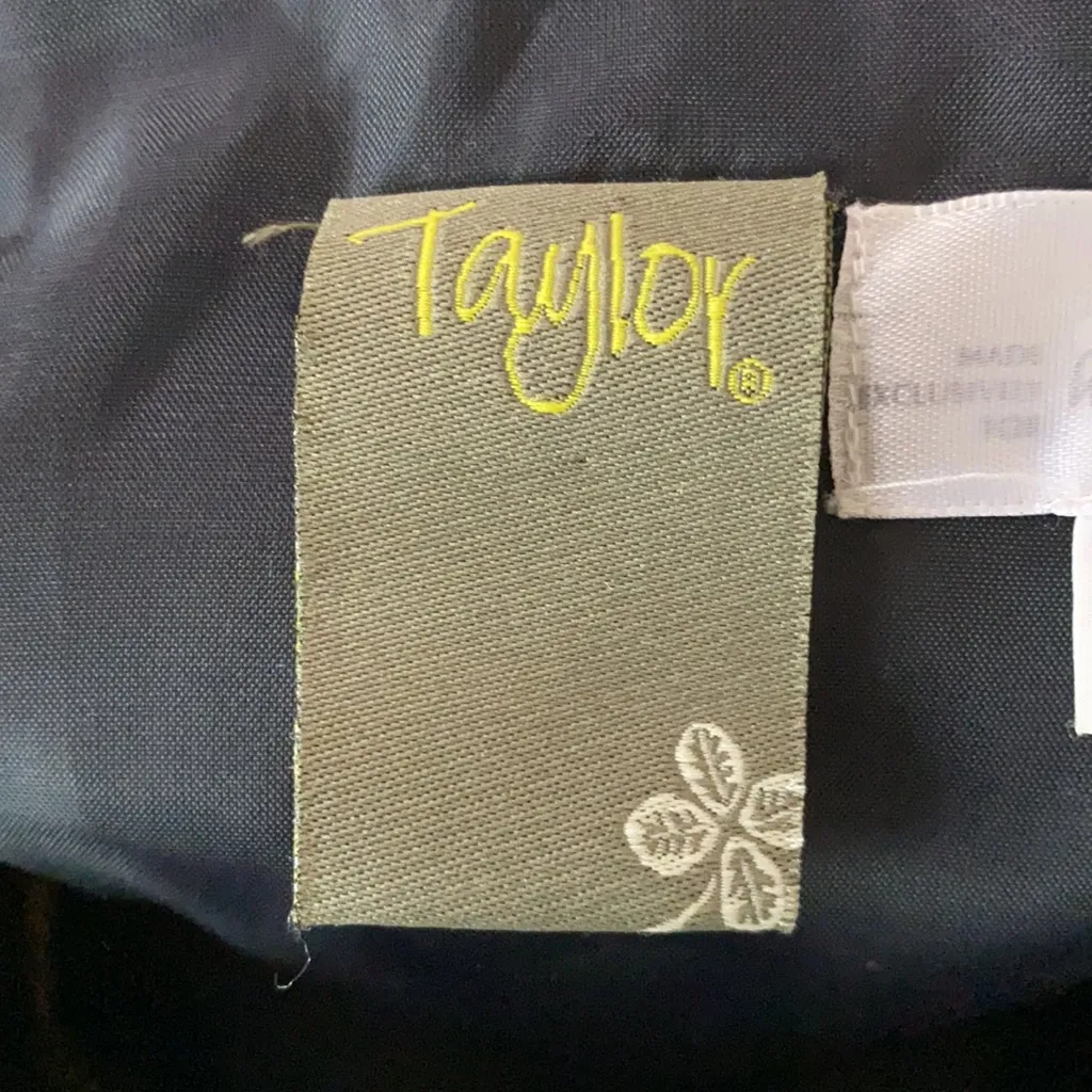 Taylor for a Pea in the Pod maternity dress sz L Blue - Image 10