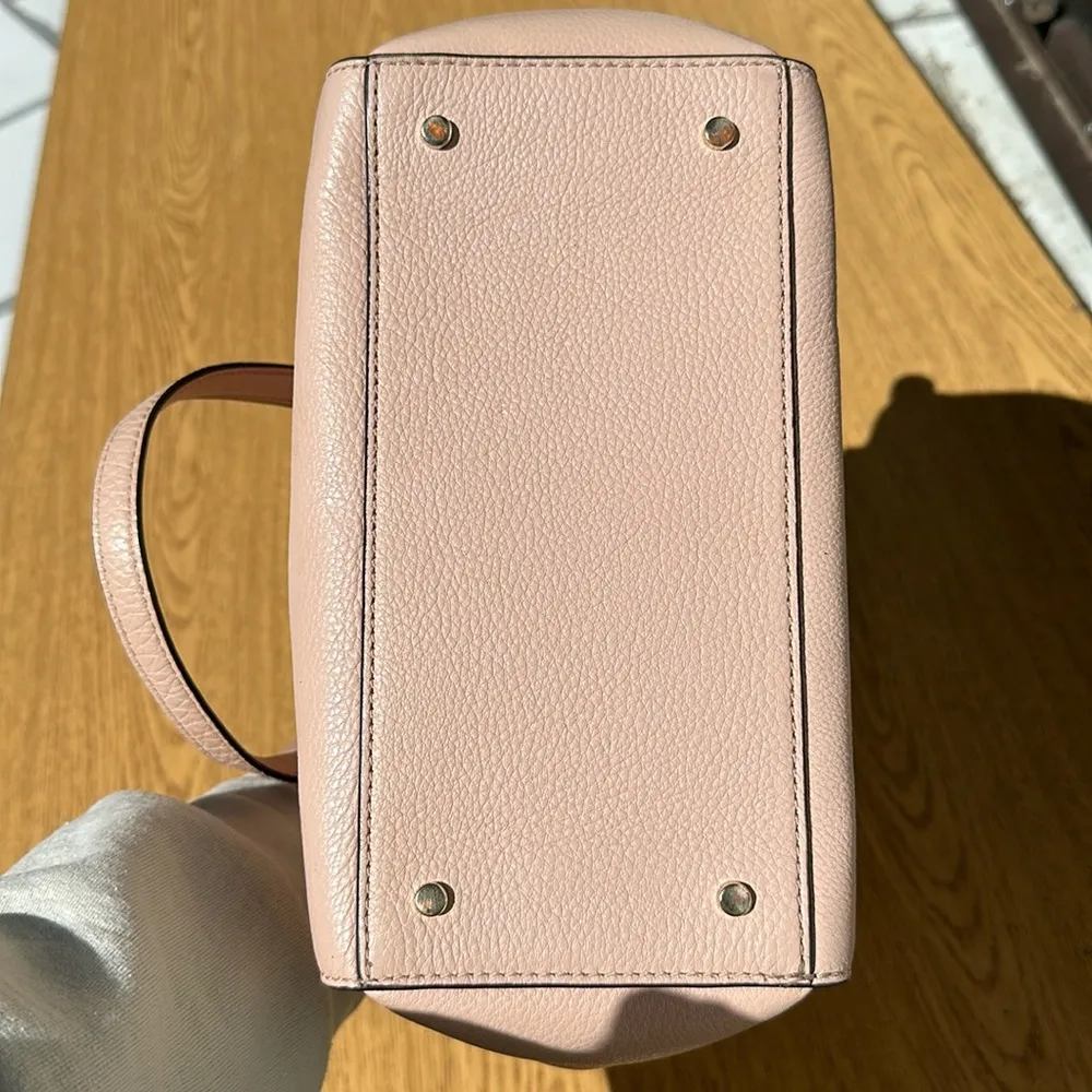 Kate Spade Medium Jackson Satchel Pink Warm Vellum Purse - Image 5