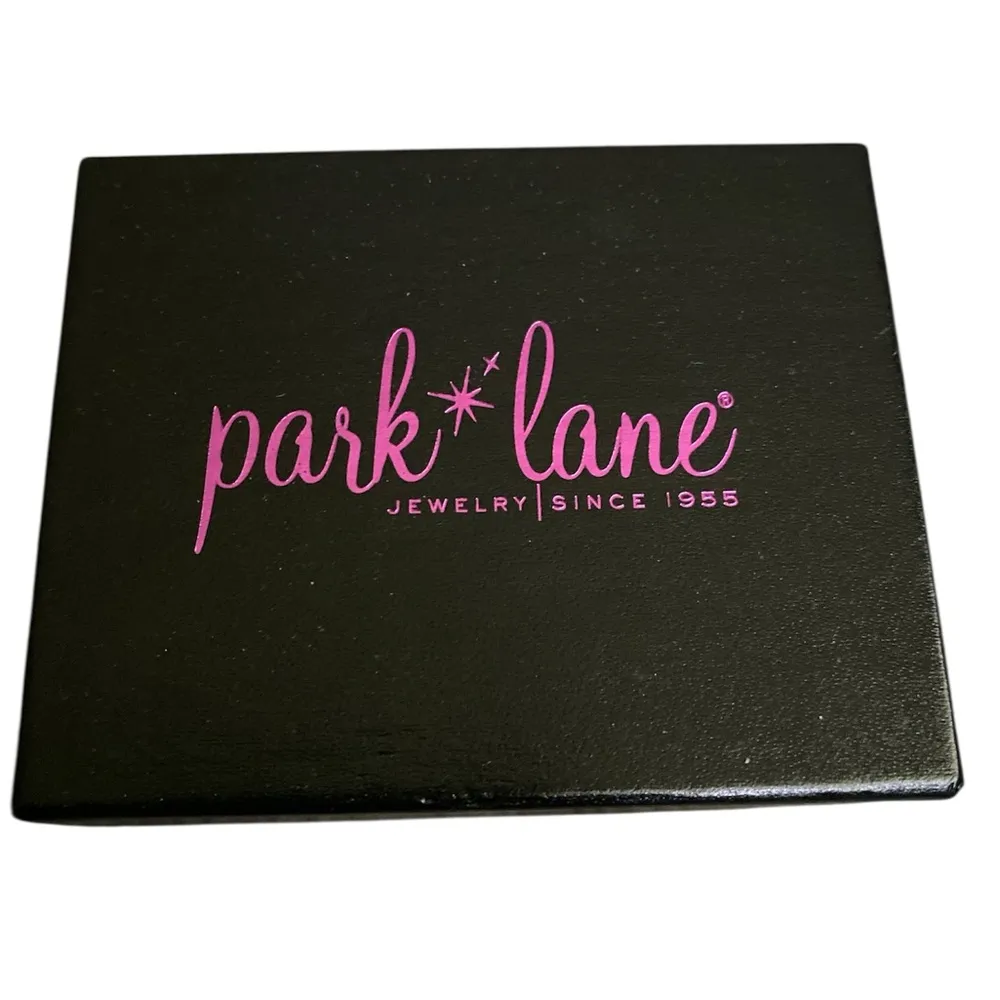 Park Lane "Paige" Crystals Gold Faux Pearls 33" Statement Necklace w/ earrings - Image 8