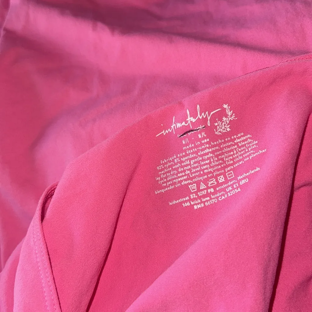 NWOT Free People Seamless Solid Deep V Long Sleeve Top SZ-M/L - Image 5