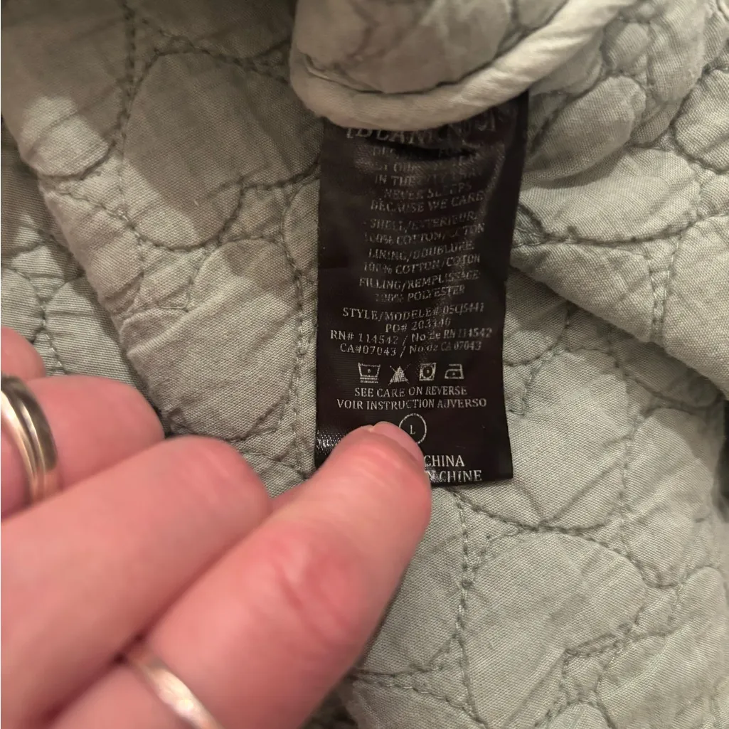 Green Quilted Women's BLANK NYC Heart Jacket - Image 5