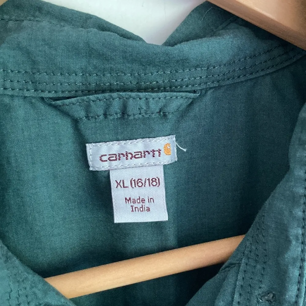 Carhartt| Blue/Green Casual Button Down sz XL - Image 2