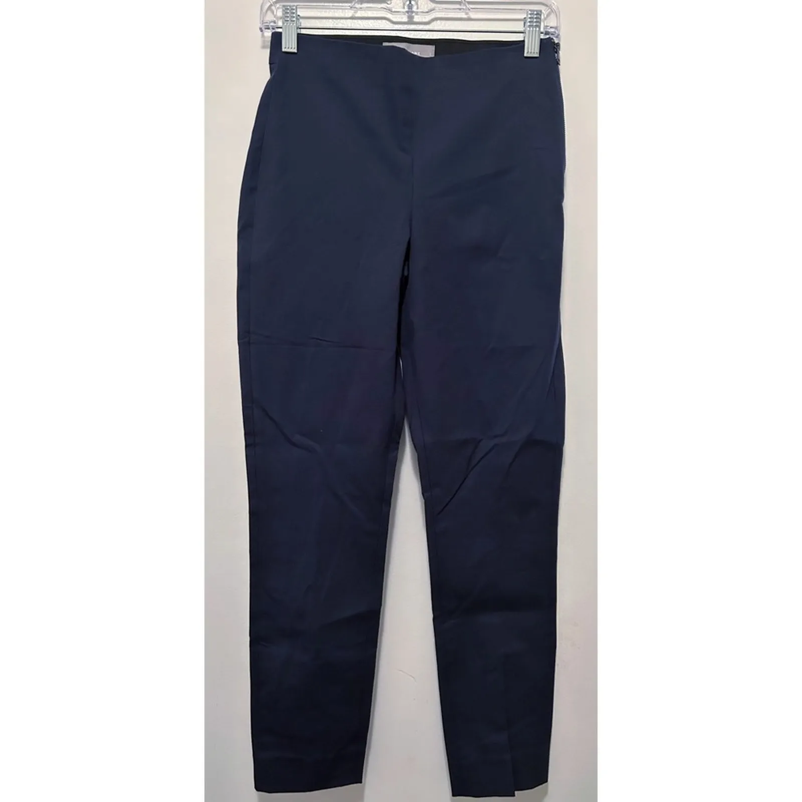 Everlane The Side-Zip Stretch‎ Cotton Pant Navy Sz.2 - Image 6