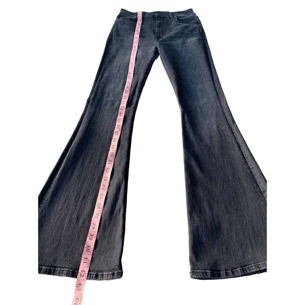 Hudson Black Heidi Rogue High-Rise Flare Nebula Jeans - Image 15