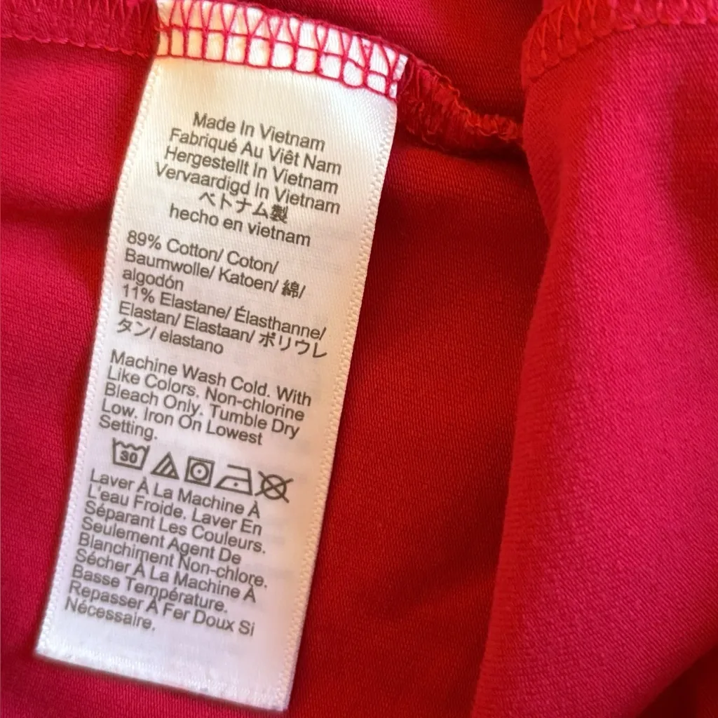 J Crew Everyday Leggings Pomegranate Pink Mid Rise Womens Size Small - Image 4