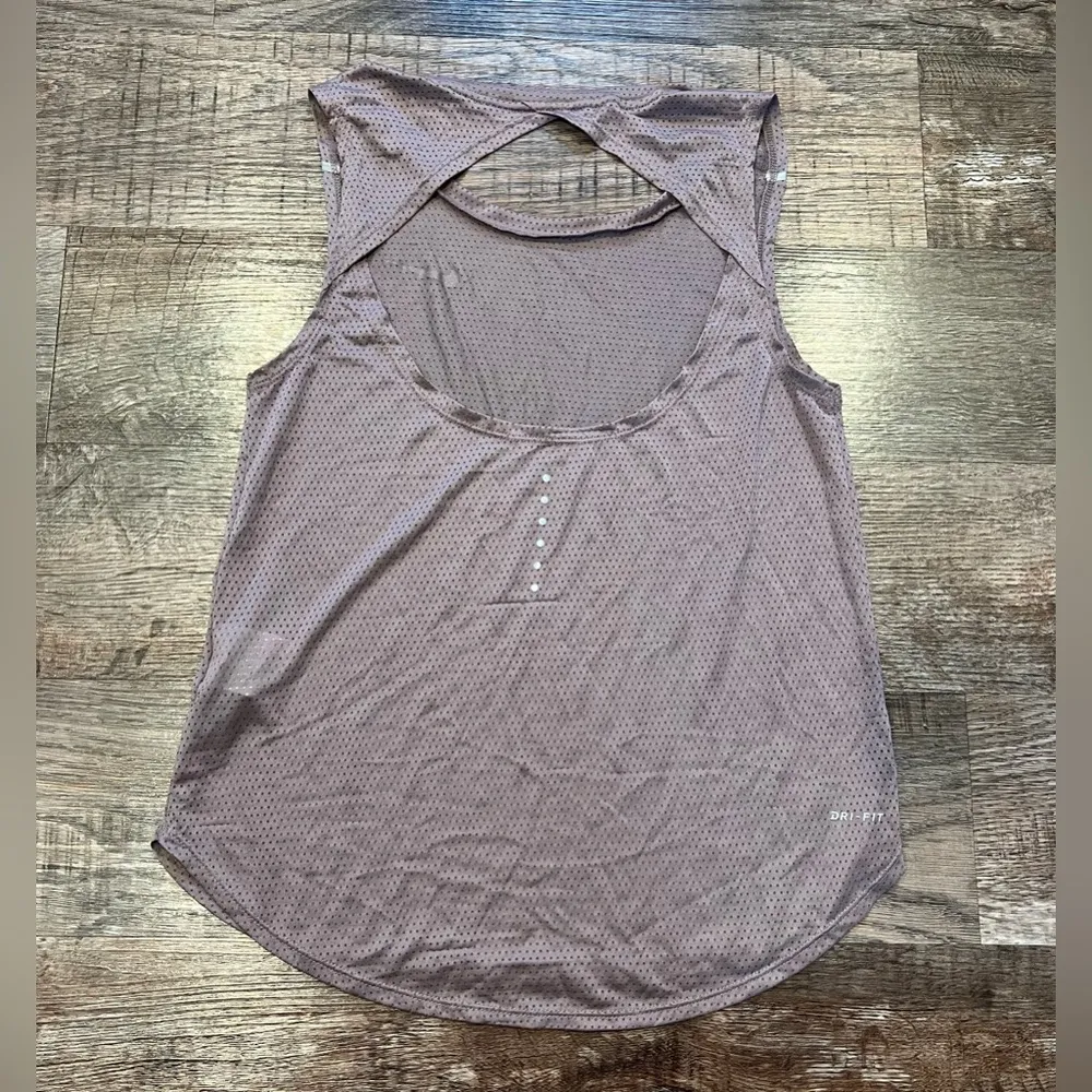 Nike DriFit Running Mesh Tank Top - Image 5