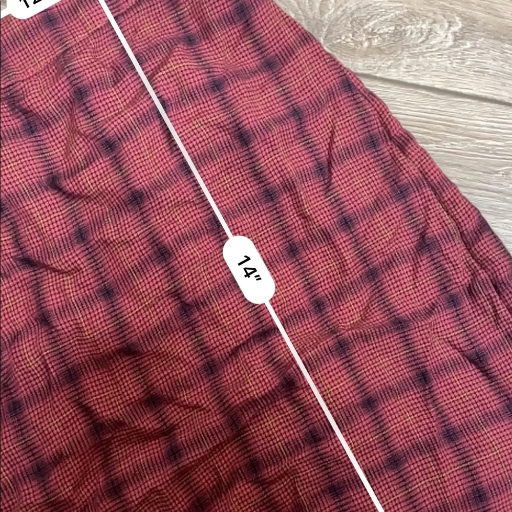 American Eagle pink plaid mini skirt - Image 5