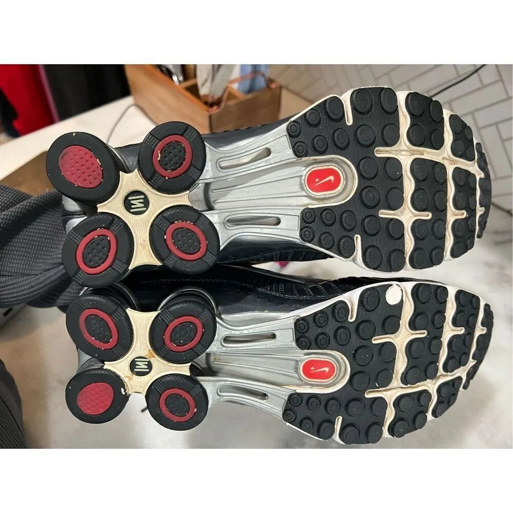 VINTAGE 2008 WOMENS NIKE AIR SHOX EXPERIENCE SHOES 318685-001 SIZE 9 BLACK - Image 6