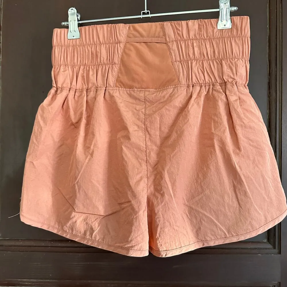 FREE PEOPLE | FP Movement The Way Home Shorts | Brushed Apricot | Size Small - Image 4