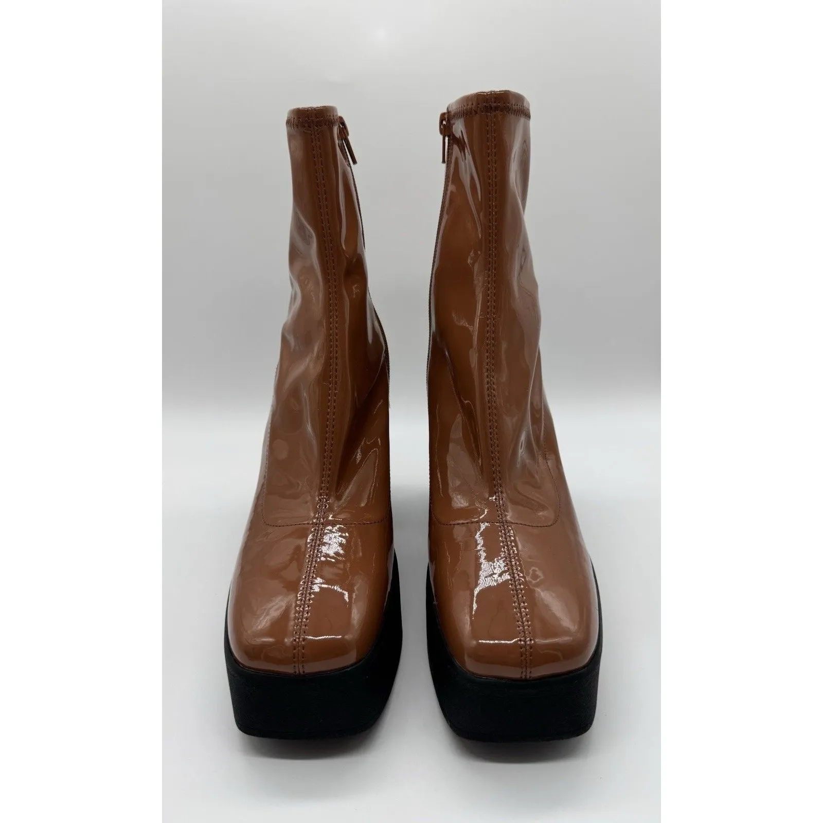 Katy Perry Women's The Heightten Bootie KP2024, Size 9 Brown NEW - Image 2