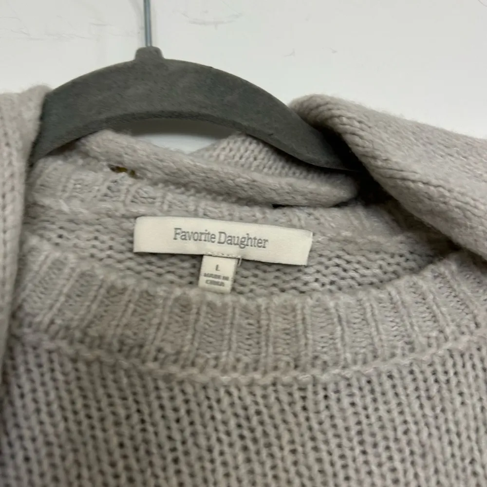 Favorite Daughter The Jamie Sweater Gray Size L - Image 5