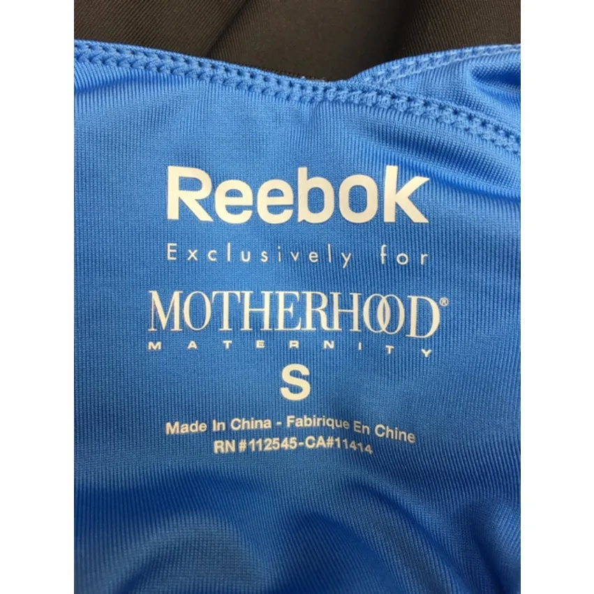 Reebok x Motherhood Tank‎ Size Small Maternity Blue Black Playdry Activewear NEW - Image 4