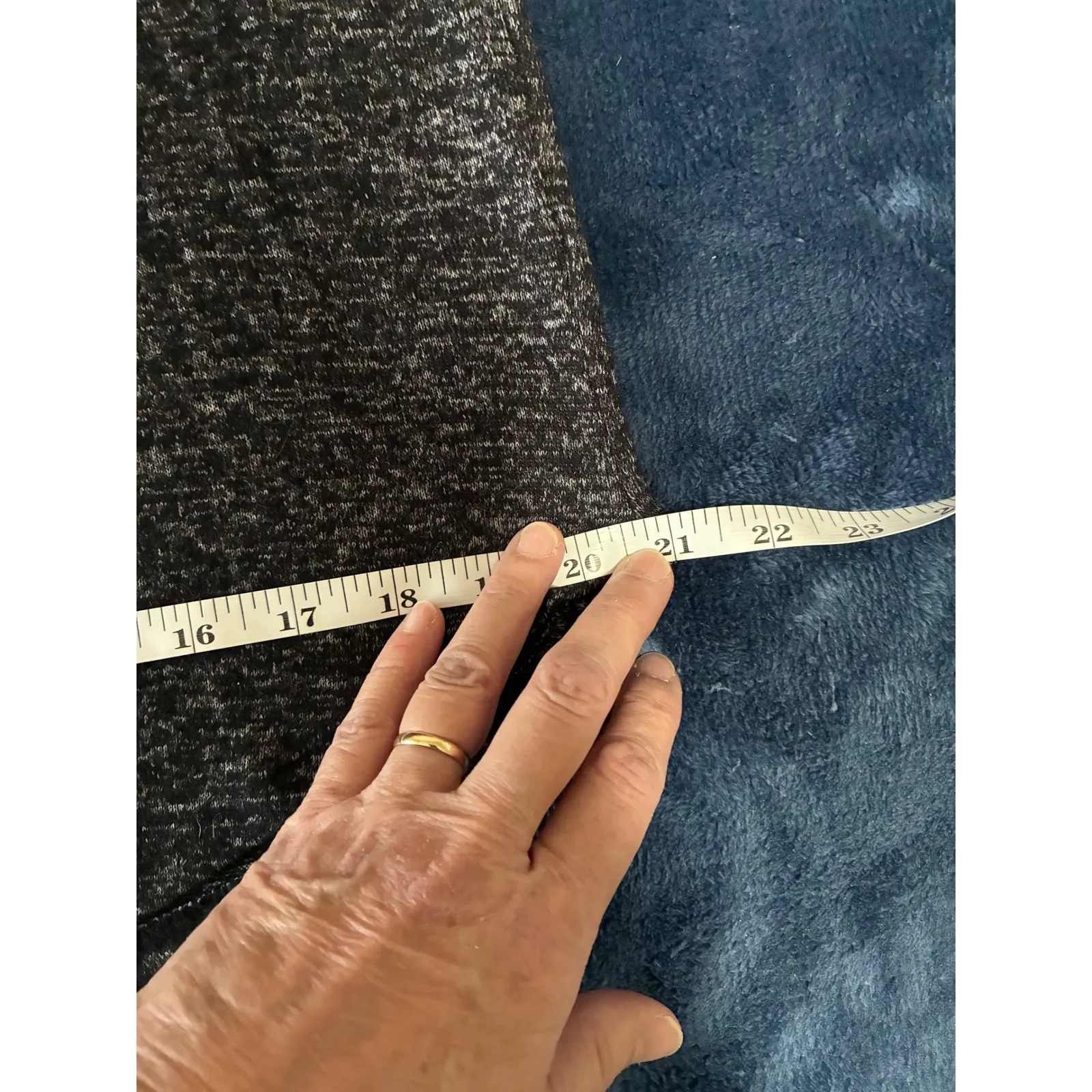 Bobeau Cowl Neck Long Sleeve Black Knit Dress Size Medium - Image 6