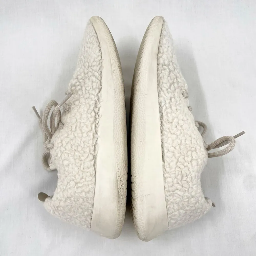 Allbirds Wool Sneakers Runner Fluffs White Merino Wool Athletic Shoes US Size 9 - Image 7