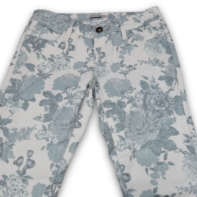 Mavi Jeans Size 25 Mavi Jeans Co. Serena Low Rise Super Skinny Jeans Stretch Floral  - Image 3