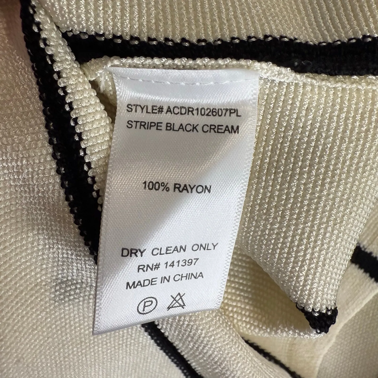 ASTR The Label Irecia Stripe Sleeveless Sweater Dress, White/Black, 1X 10652714 - Image 6