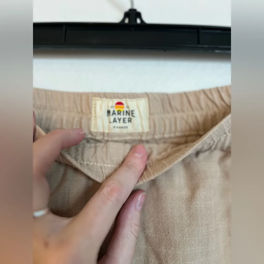 Marine layer  Allison Pant, tan - Image 7