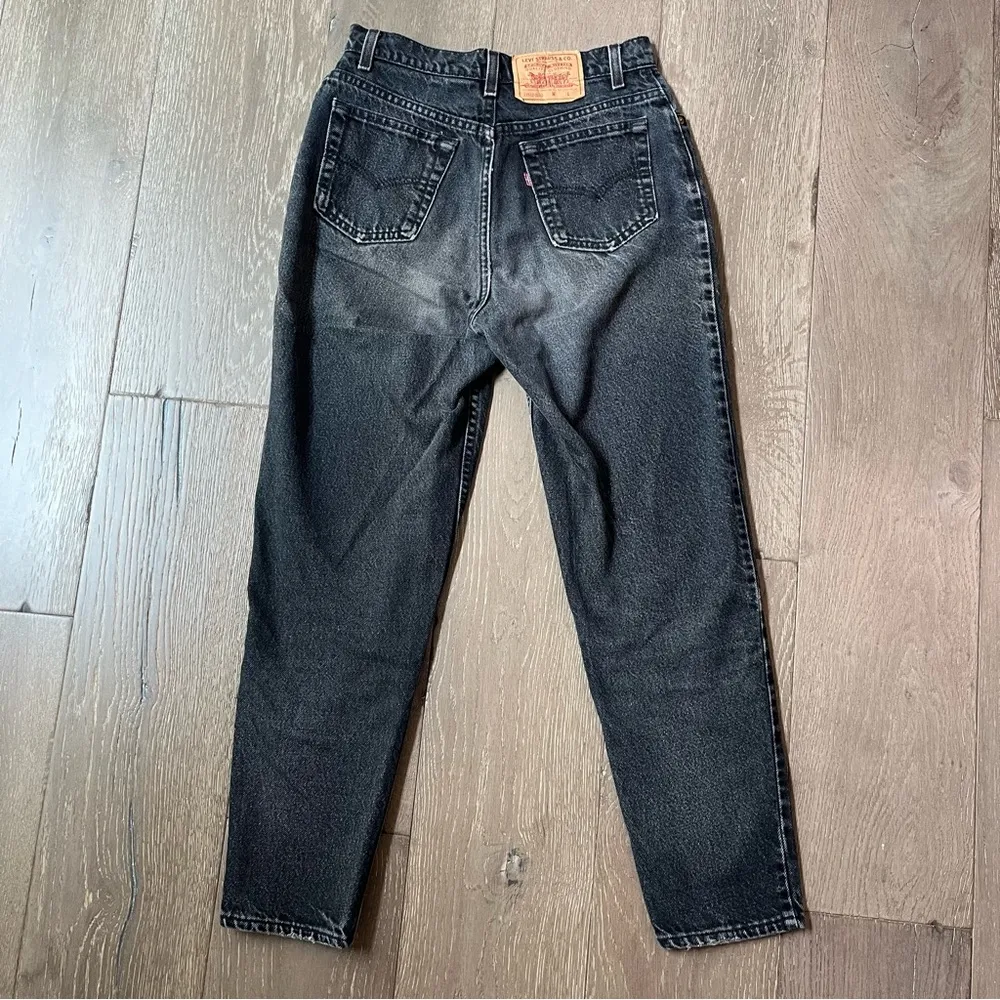 Vintage 1993 Levi's black‎ mom jeans size 11 - Image 3