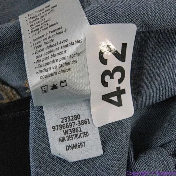 NEW PAIGE Women's Maternity Verdugo Ankle Nia‎ Destructed  Skinny Jeans, 29 - Image 17