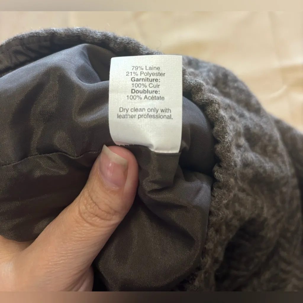 J Crew Wool Blend Skirt‎ Brown Herringbone Pull On Pockets Lined Sz 6 - Image 10