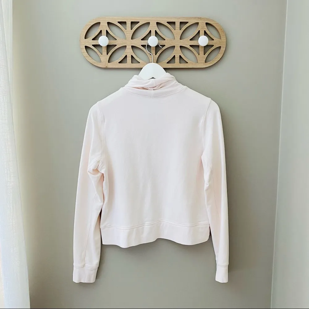 Athleta Turtleneck Long Sleeve Top Pink Sz Small Tall - Image 5