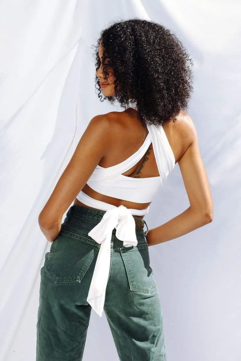 WRAPPED UP TOP // WHITE - Image 4