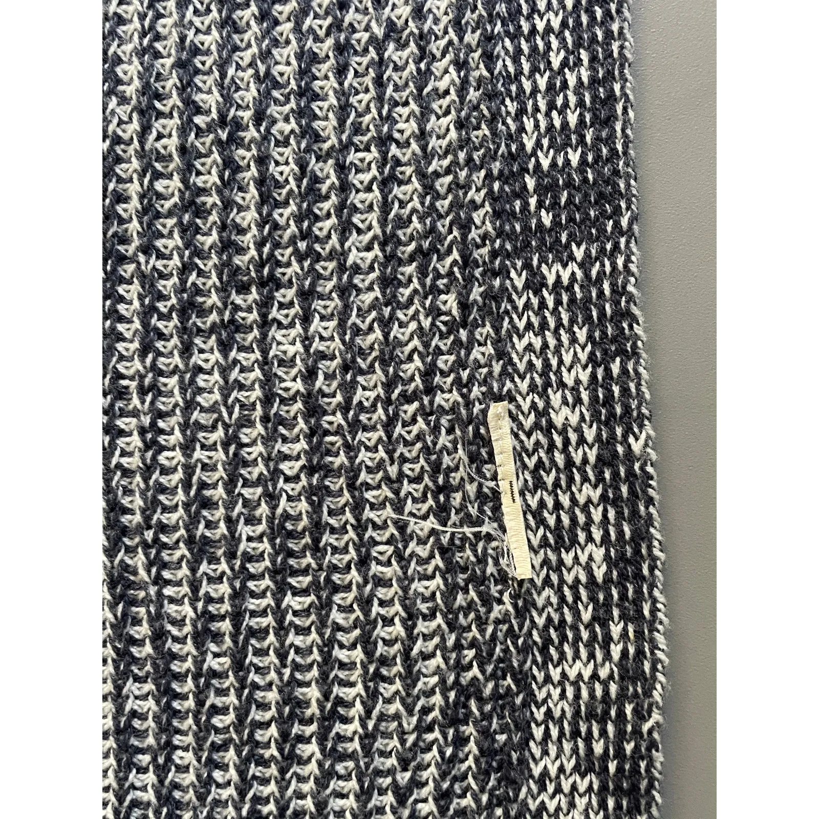 Anthropologie Moth Blue Open Front Sleeveless Sweater Vest Oversized Size Medium - Image 8