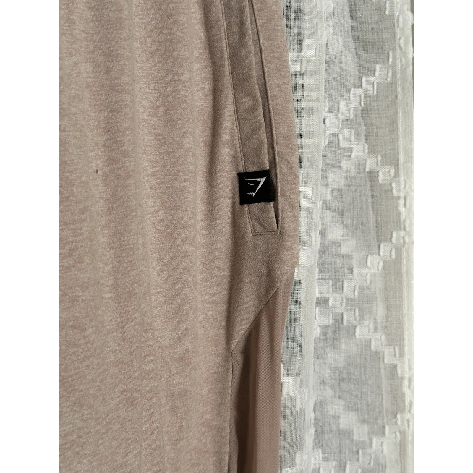 Gymshark Joggers‎ Women Pink Mesh Sweatpants Lounge Pants S Pockets Stretch Soft - Image 4