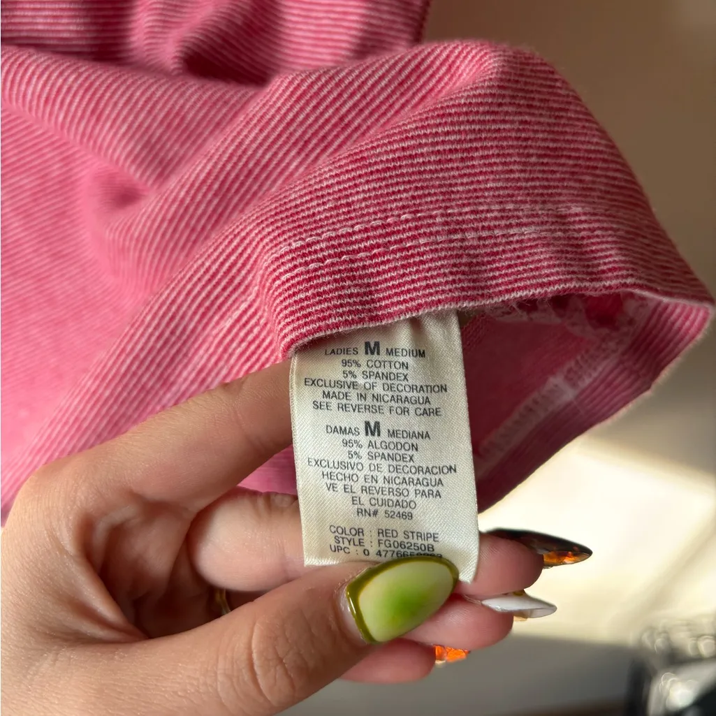 Faded Glory Striped Baby Tee - Image 4