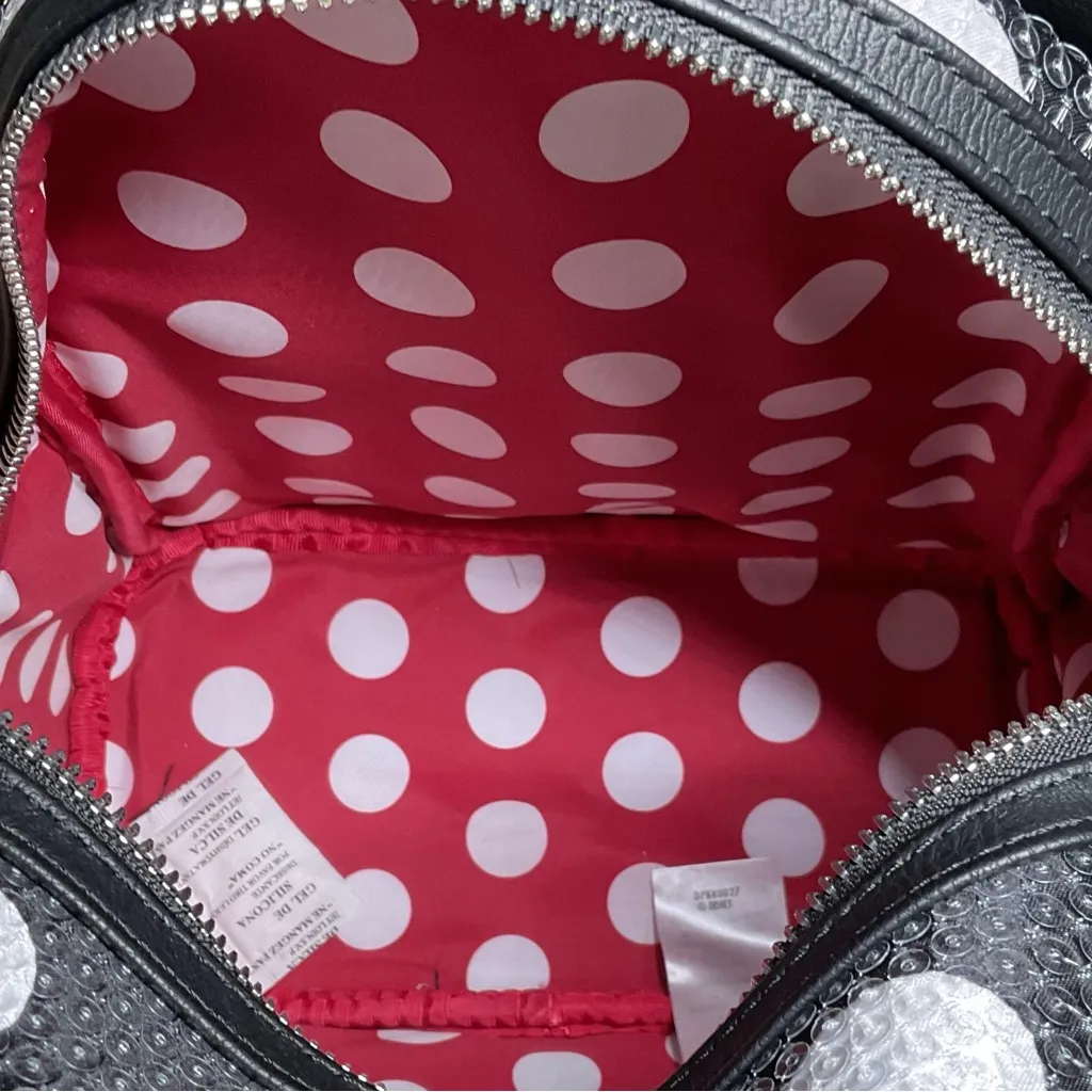 Loungefly Disney Parks Minnie Mouse Black Sequin Mini Backpack - NWT - Image 3
