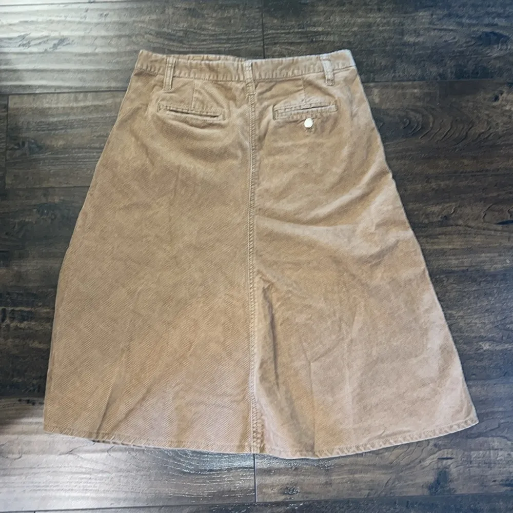 J.Crew Brown Corduroy Knee-Length Skirt - Image 2