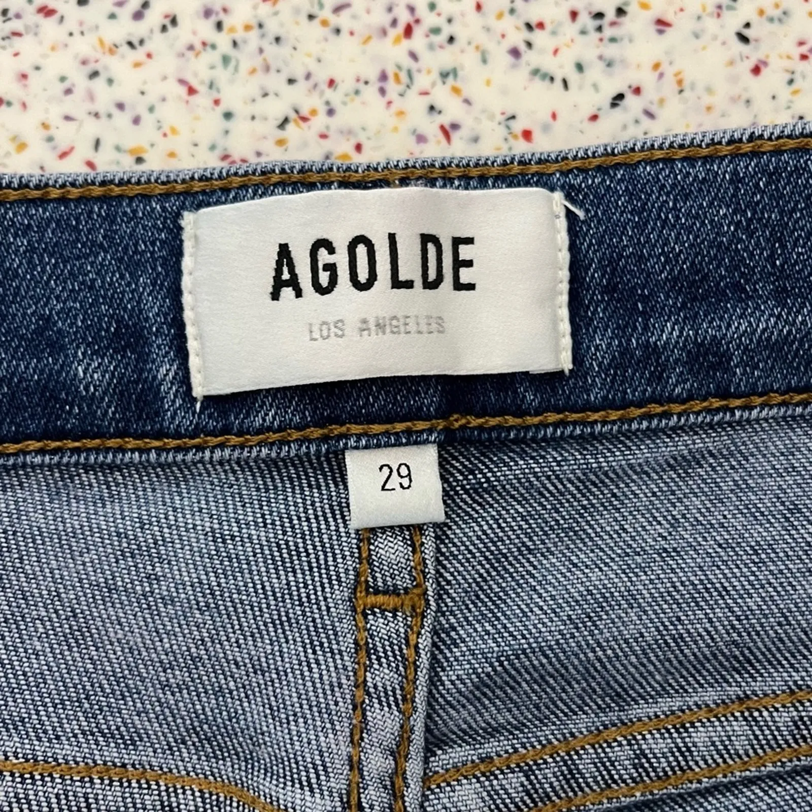Agolde Sophie High Rise Skinny Crop Jeans in Tame Size 29 - Image 9