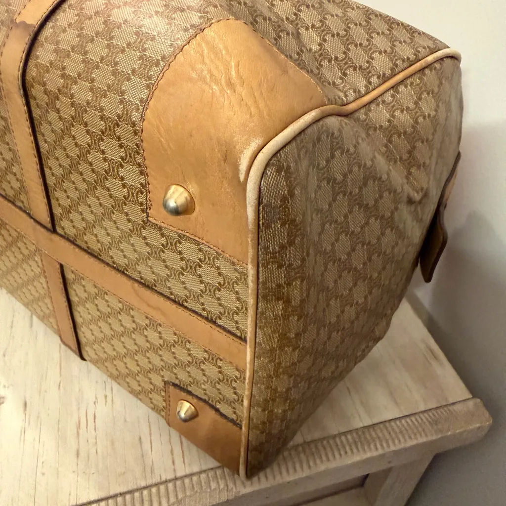 Vintage Celine Boston Bag - Image 13
