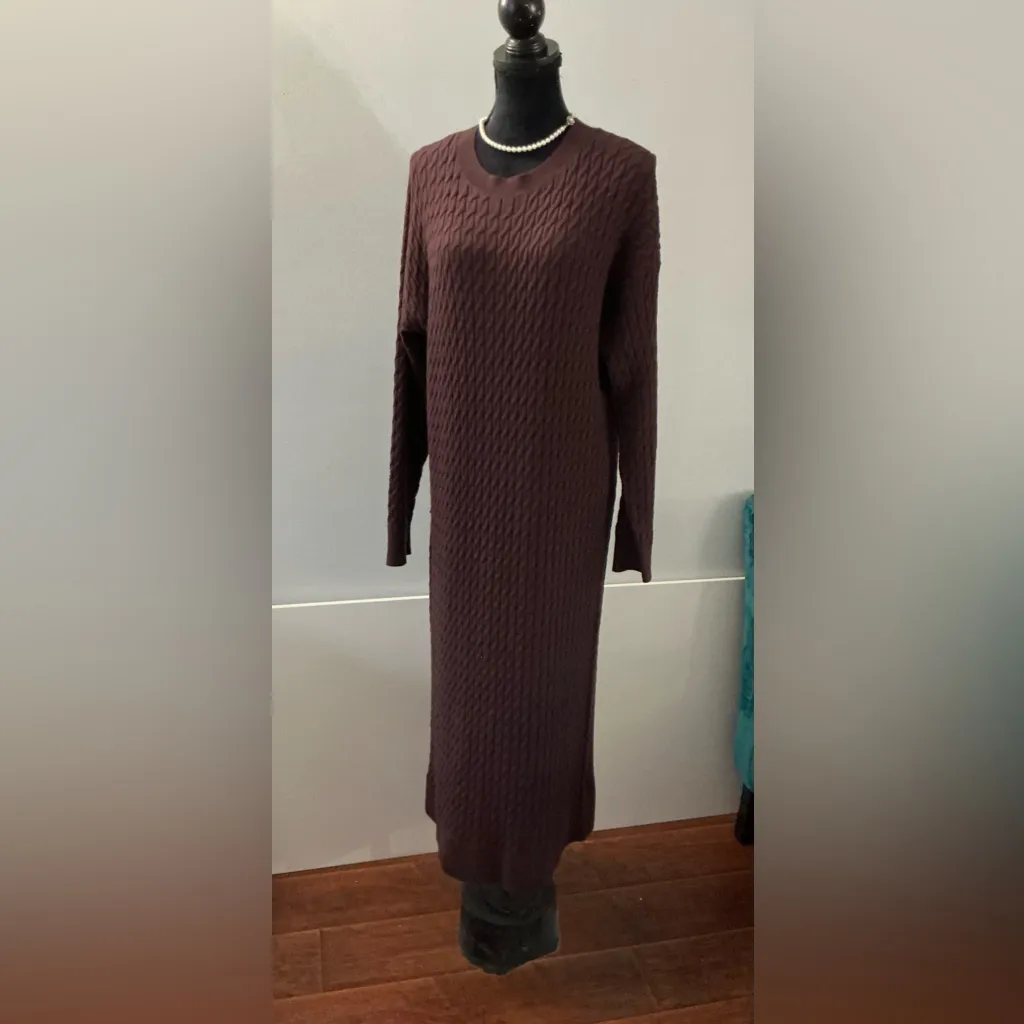 Elegant🌷soft sweater dress 🤎 - Image 3