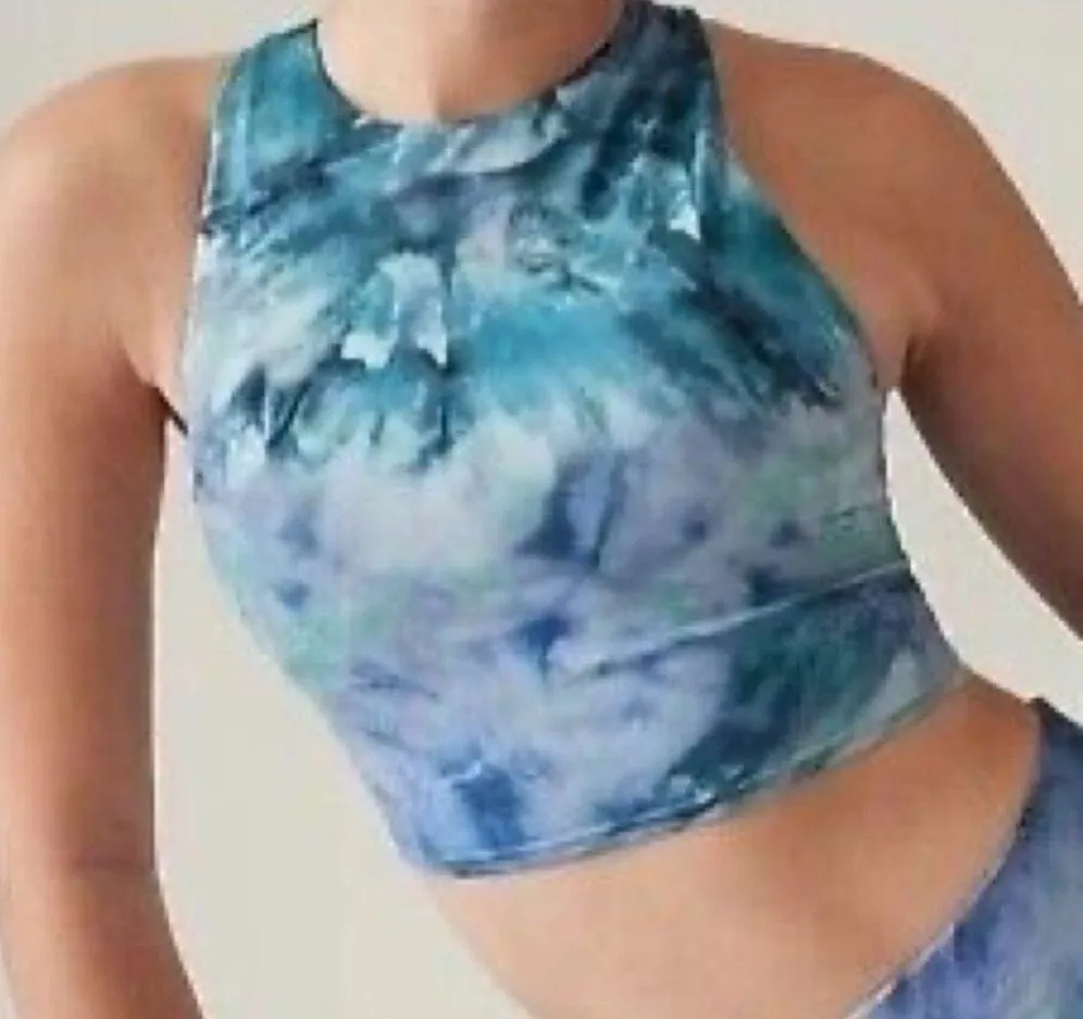 Athleta NWT Conscious Crop Printed A-C, Sz S - Image 3