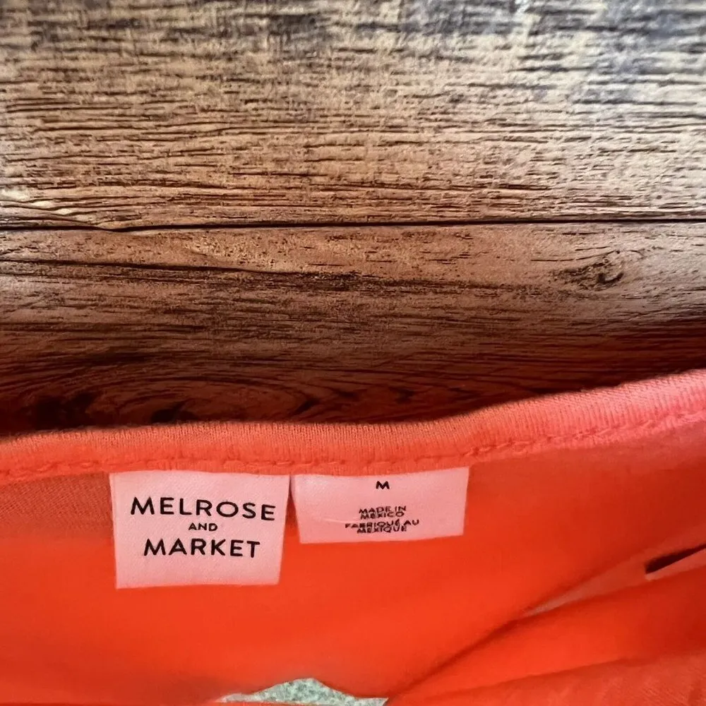 MODAL tank top Twist Strap MEDIUM coral ocean sleeveless Melrose and Market - Image 9