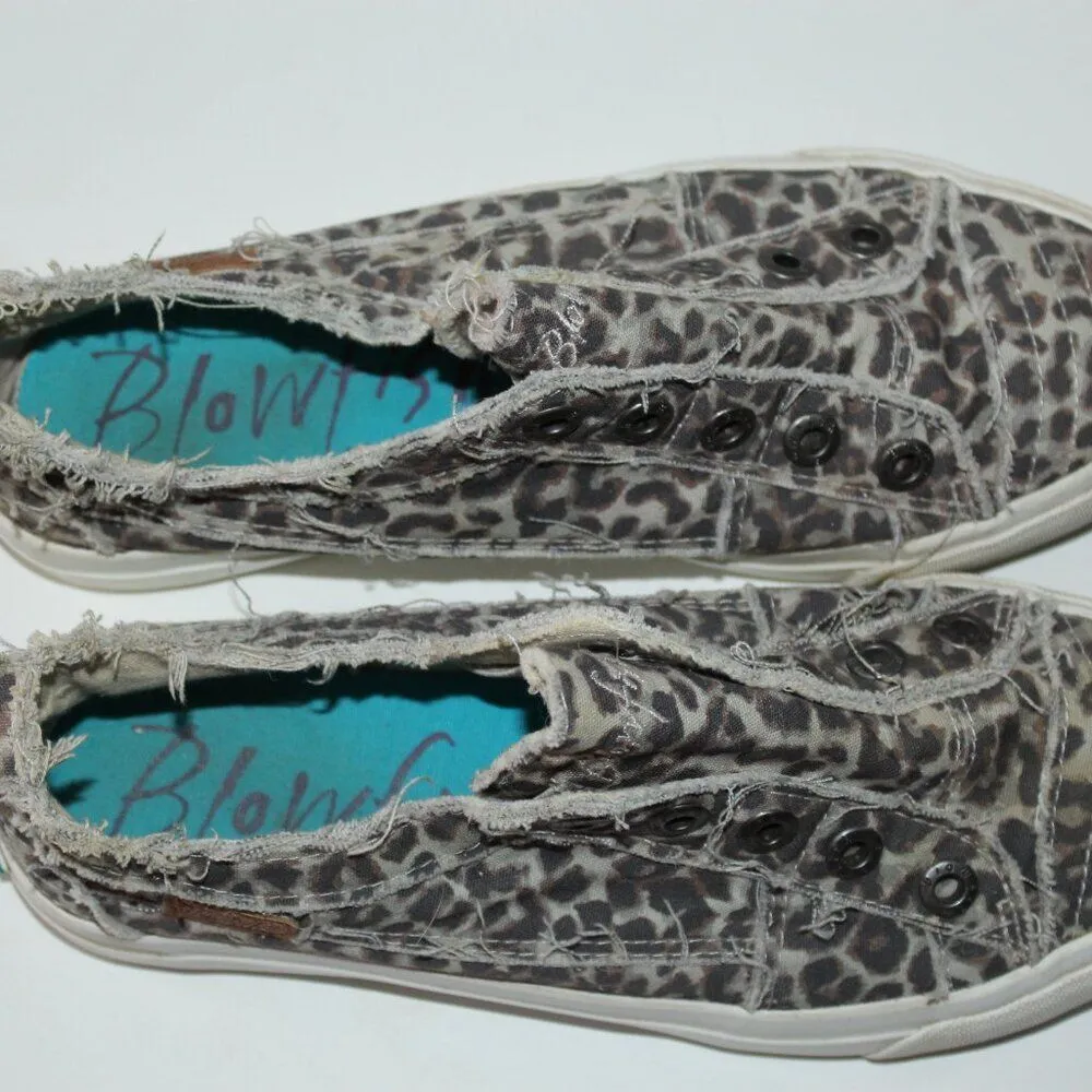 Blowfish Malibu Leopard‎ Print Slip-On Size 7.5 - Image 2