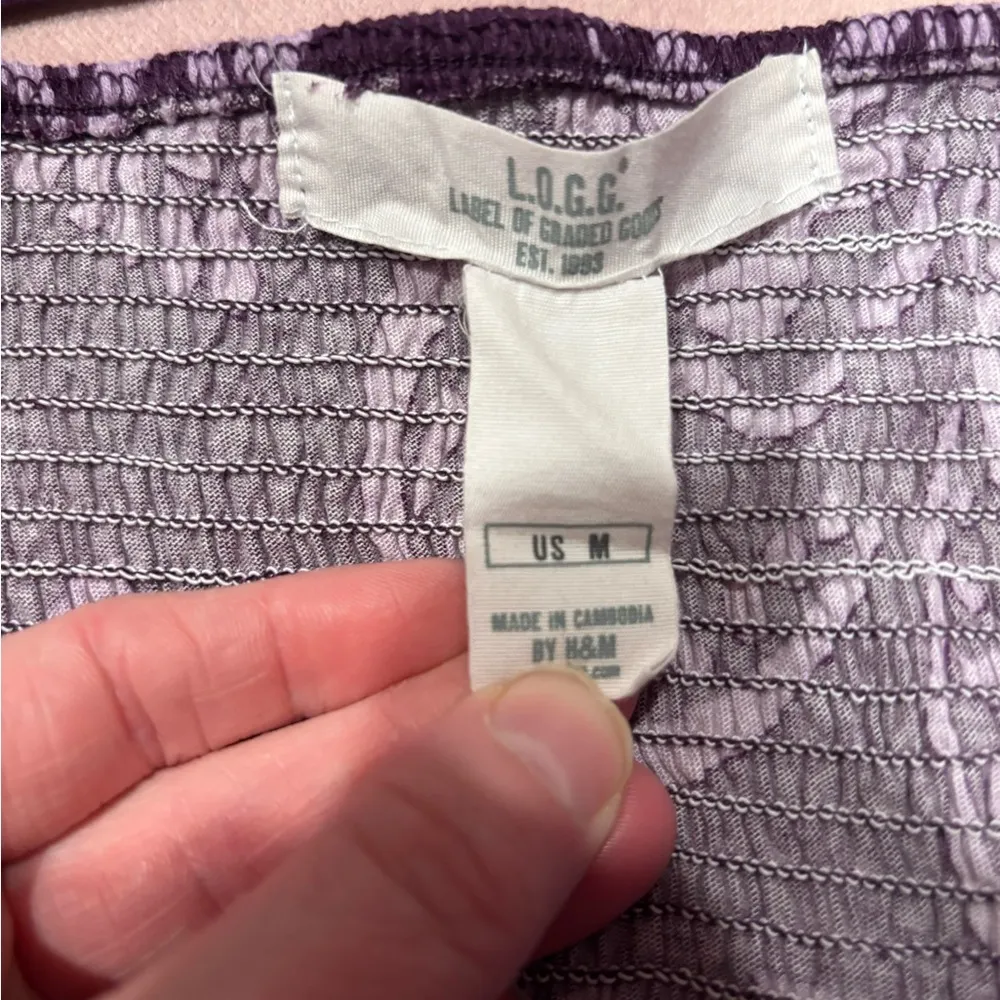 H&M Purple Sleeveless Halter Dress - Image 5