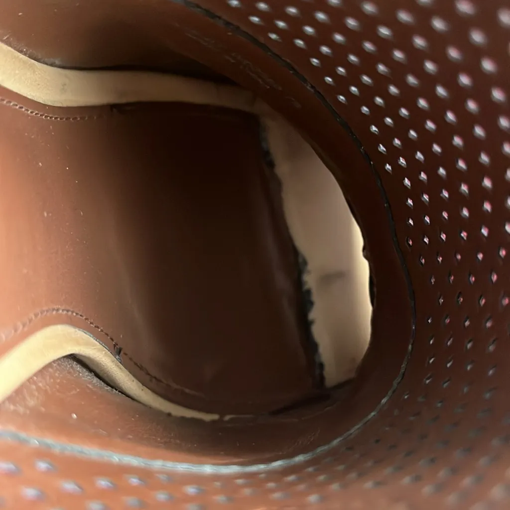 Cole Haan Tabby High Heel Open Toe Colorblock Slingback - Image 9