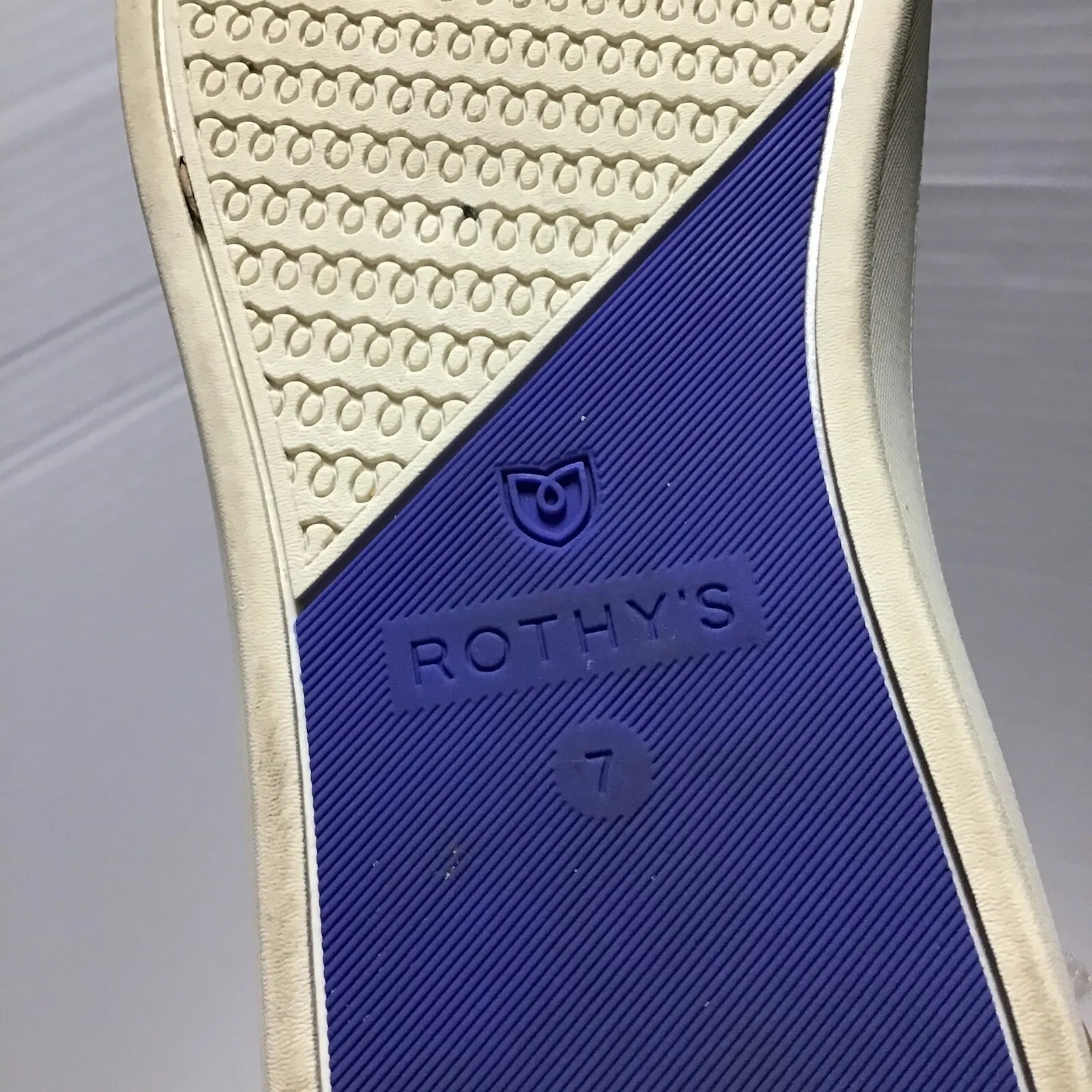 Rothy's The Slip On Sand Knit Fabric Low Top Lifestyle Sneakers Women's US‎ 7 - Image 8