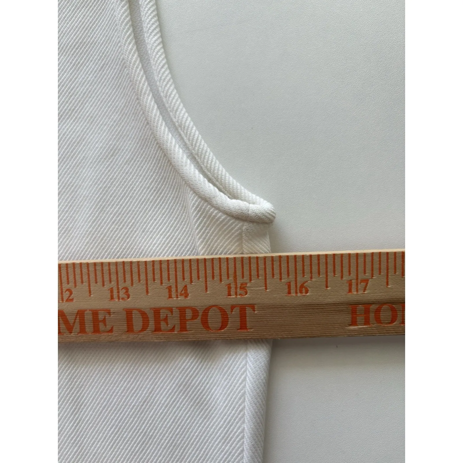 Theory Womens Calna White Fit And Flare Sleeveless Stretch Viscose Dress‎ Small - Image 12