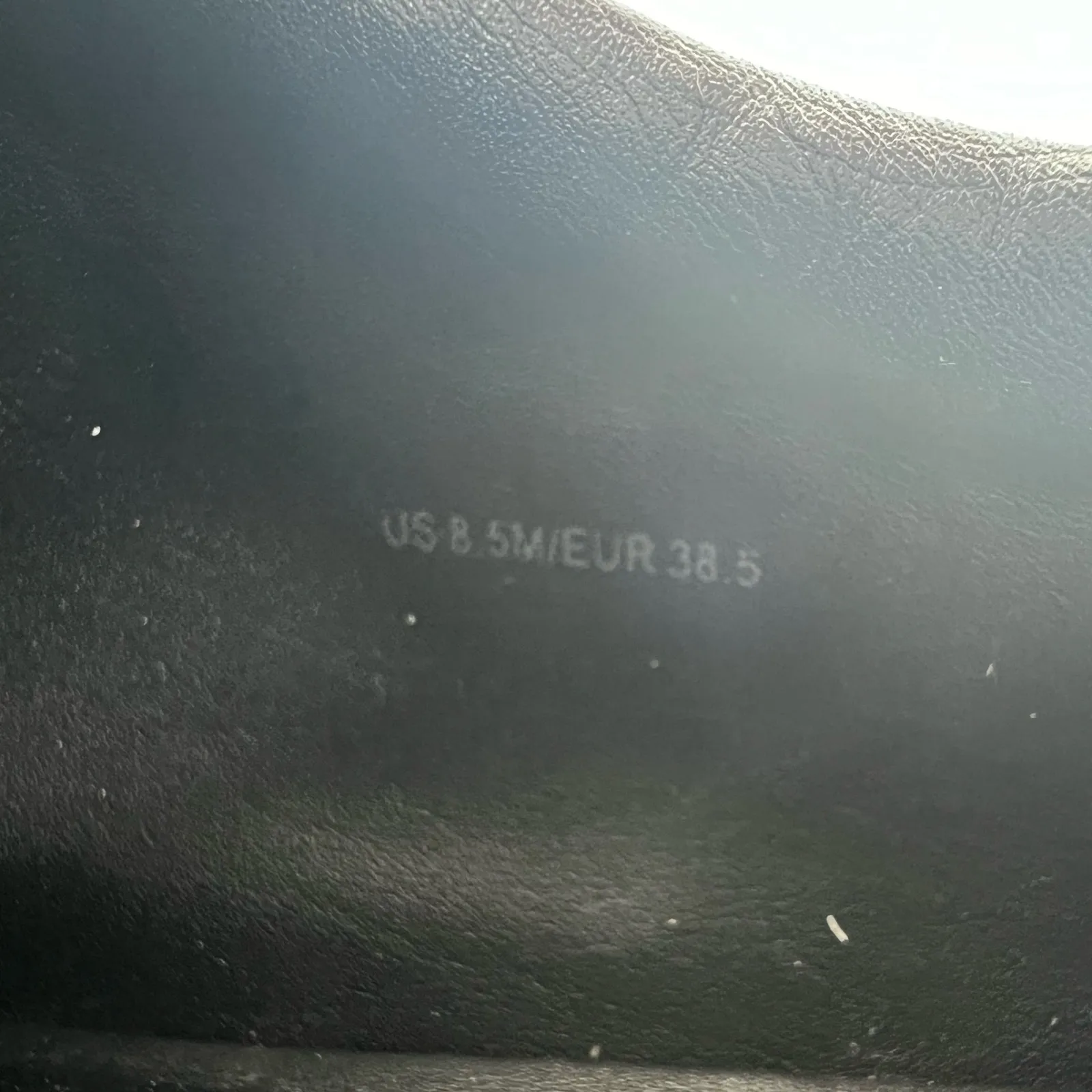 VINCE Bale Black Leather Sneakers Women's 8.5 US - Image 9