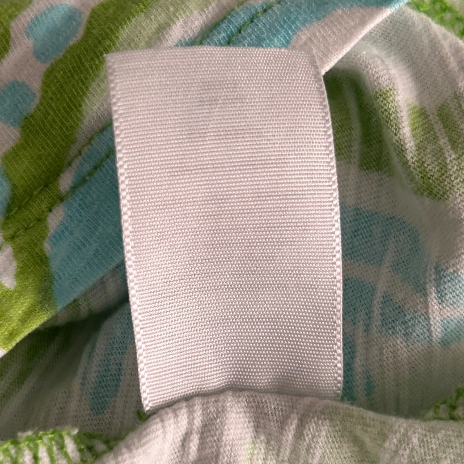 Talbots Womans Shirt Size MP Art To Wear Artsy‎ Eclectic Crochet Detail Travel - Image 7