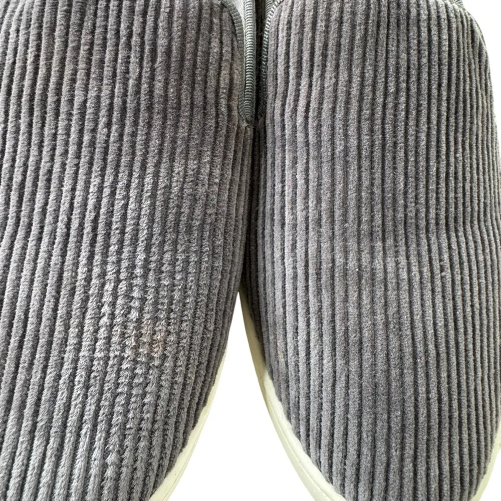 Birdies The Swift Charcoal Gray Corduroy Slip On Shoes 10 - Image 4